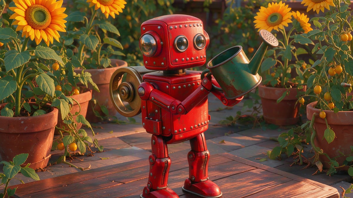 Song in, music video out: a 61-cent tin robot that dances to its own track (minus the chorus)
