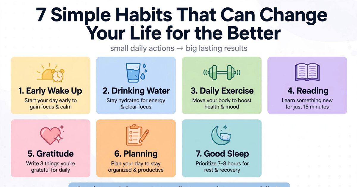 7 Simple Habits That Can Change Your Life for the Better