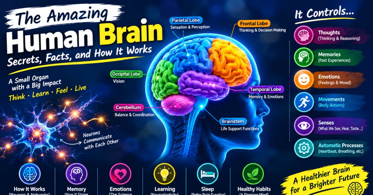 The Amazing Human Brain: Secrets, Facts, and How It Works