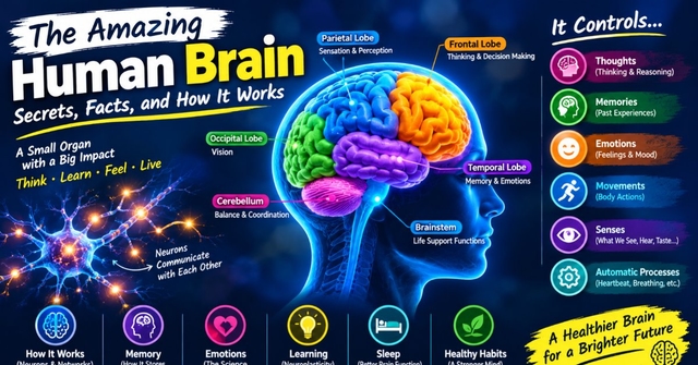 The Amazing Human Brain: Secrets, Facts, and How It Works