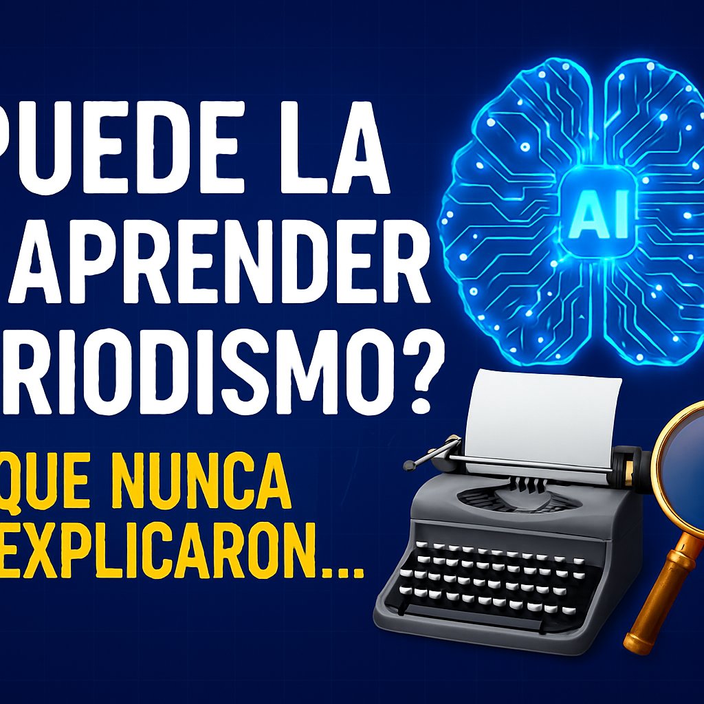ÂżPuede la IA aprender periodismo?