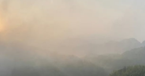Distant hills